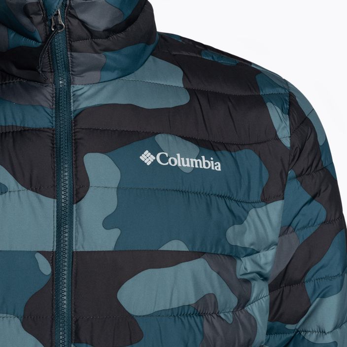Columbia Powder Lite metal mod camo print férfi pehelypaplan dzseki 10