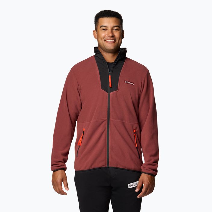 Férfi Columbia Sequoia Grove FZ Fleece pulóver fűszer / fekete