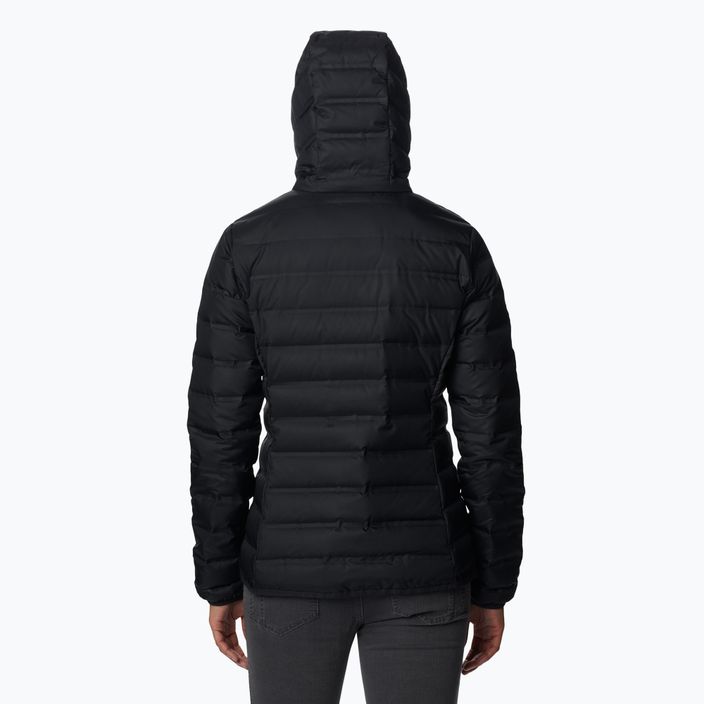 Columbia női pehelypaplan Lake 22 II Down Hooded fekete 2