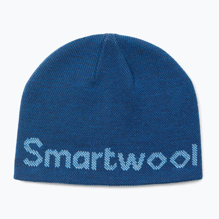 Smartwool Lid Logo téli sapka kék 11441-J96 6