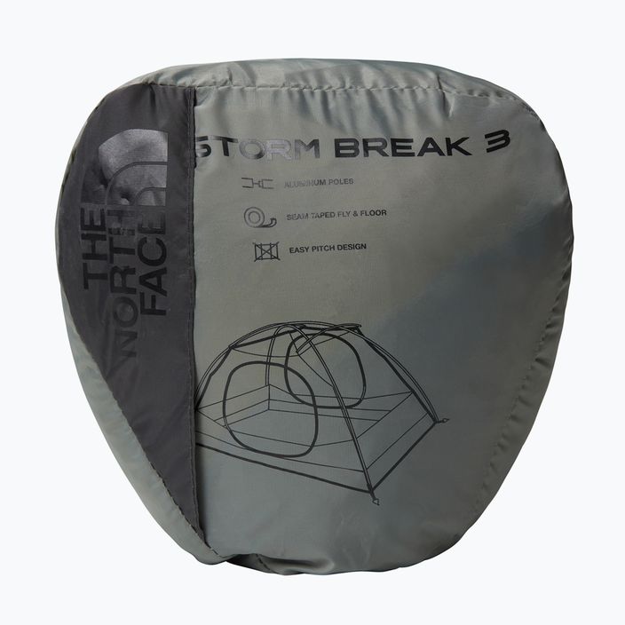 Stormbreak 3 személyes kemping sátor agavezöld/aszfalt szürke 10