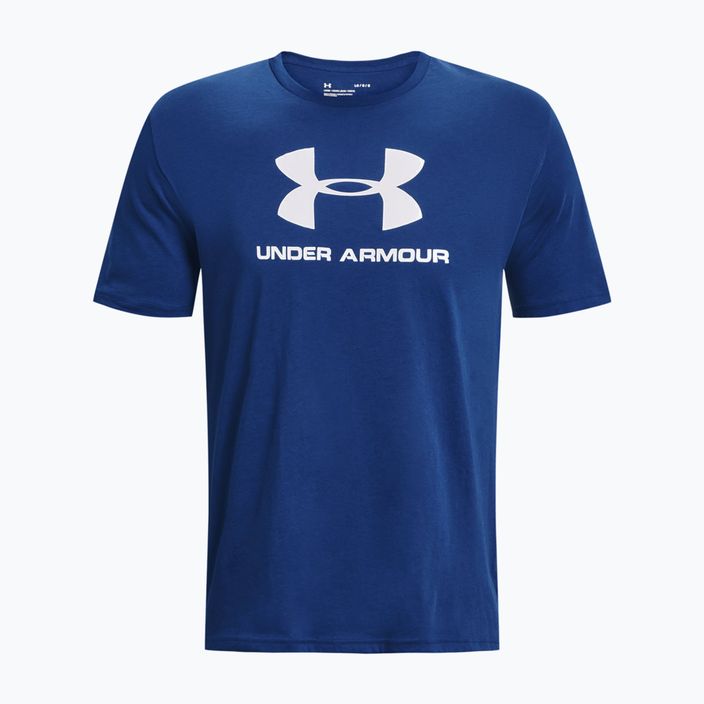 Férfi Under Armour Sportstyle Logo SS edzőpóló kék 1329590-471