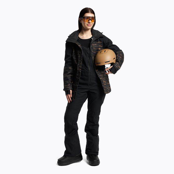 Női snowboard dzseki Volcom Shelter 3D Stretch fekete-barna H0452210 2