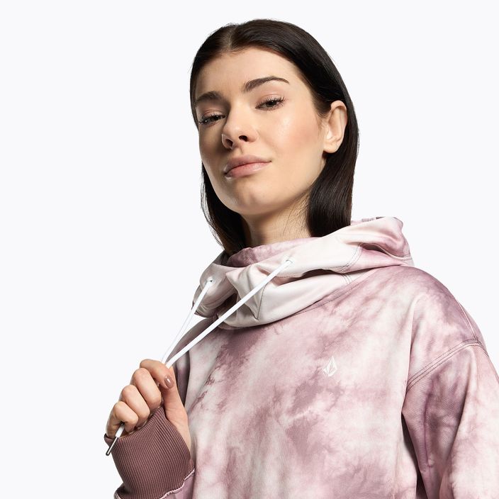 Női Volcom Spring Shred Hoody kapucnis pulóver rózsaszín H4152303 5