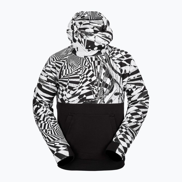 Férfi Volcom Hydro Riding kapucnis pulóver fekete/fehér 5