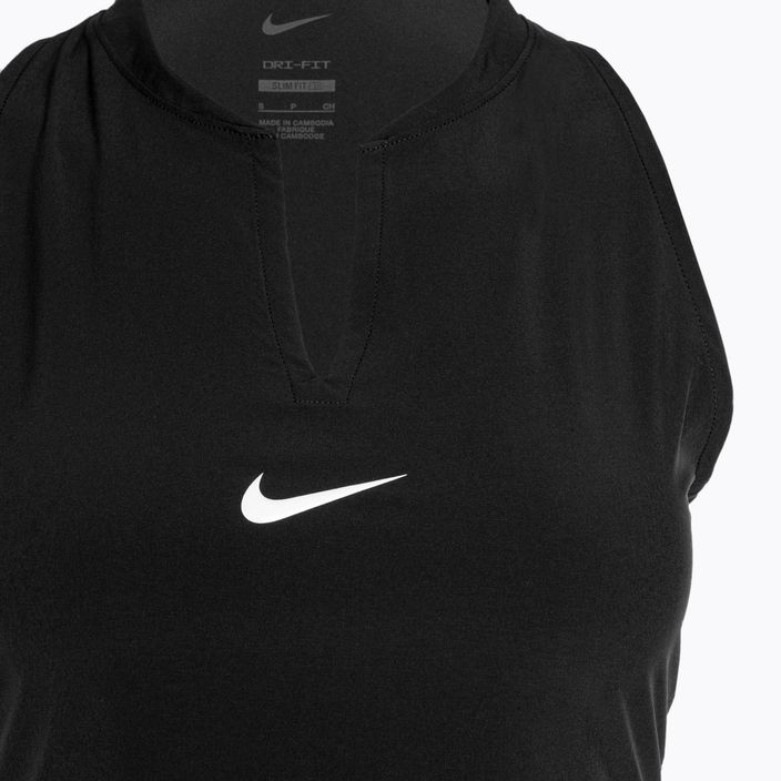 Nike Dri-Fit Advantage fekete/fehér teniszruha 3
