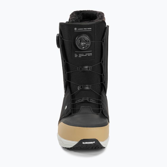 Férfi snowboard cipő RIDE Lasso Pro Wide fekete 3