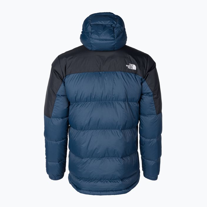 Férfi pehelypaplan The North Face Diablo Down Hoodie árnyékos kék/fekete 7