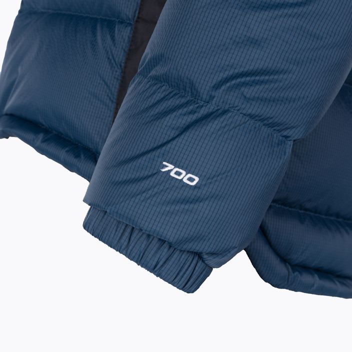Férfi pehelypaplan The North Face Diablo Down Hoodie árnyékos kék/fekete 9