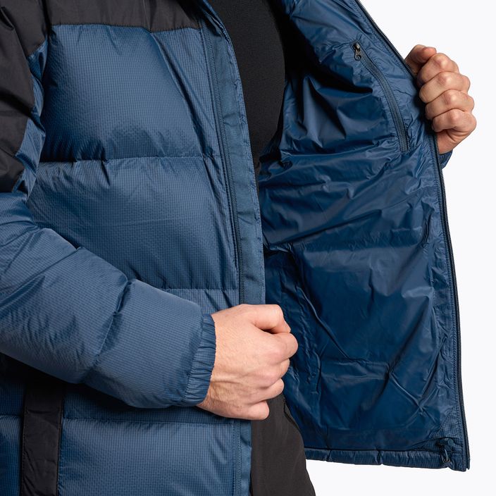 Férfi pehelypaplan The North Face Diablo Down Hoodie árnyékos kék/fekete 5