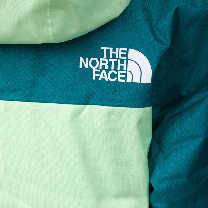 The North Face Teen Snowquest Plus szigetelt türkiz gyermek sí kabát NF0A7X3O 6