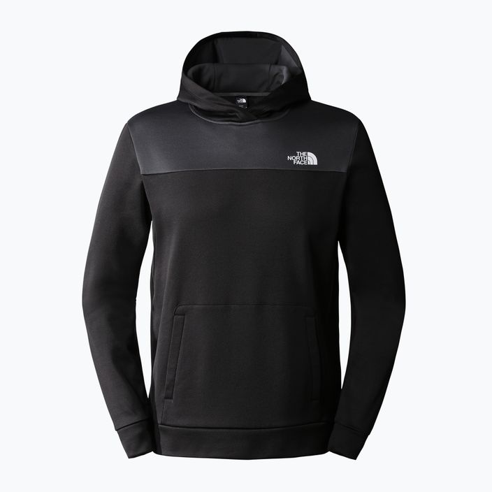 Férfi The North Face Reaxion Fleece P/O Hoodie fekete/ aszfalt szürke 4