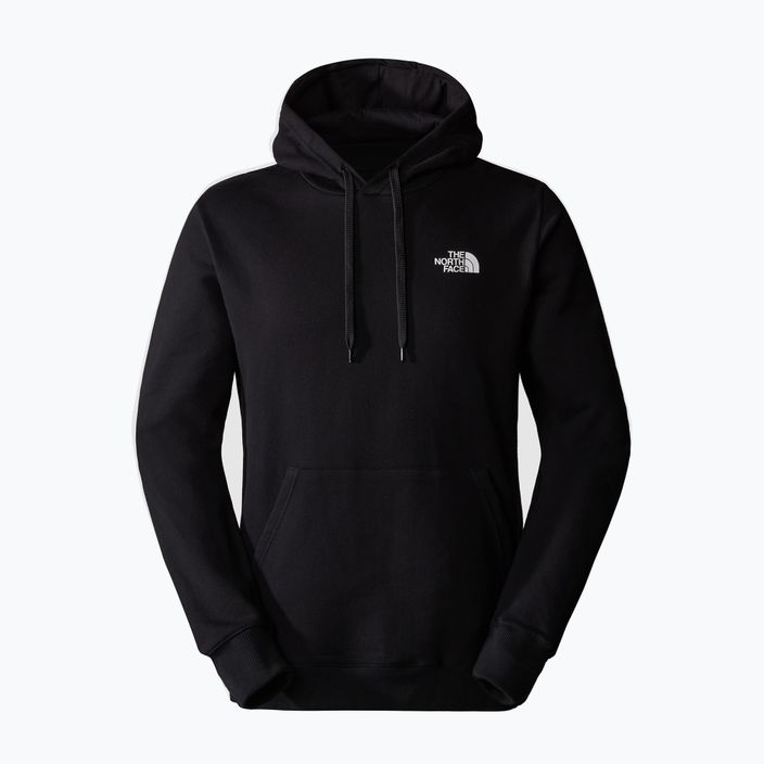 Férfi trekking pulóver The North Face Outdoor Graphic Hoodie Világos fekete NF0A827IJK31 4