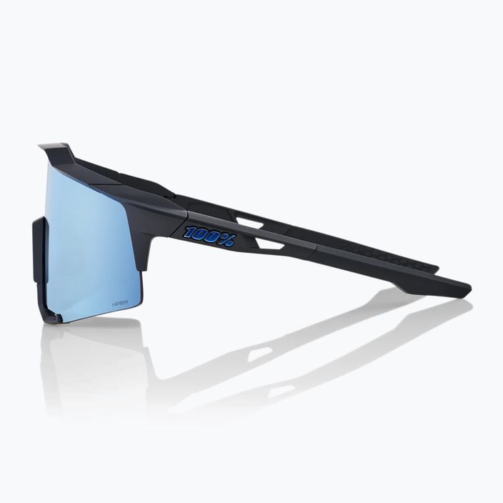 100% Speedcraft matt fekete / hiperkék többrétegű tükör kerékpáros szemüveg 60007-00004 9