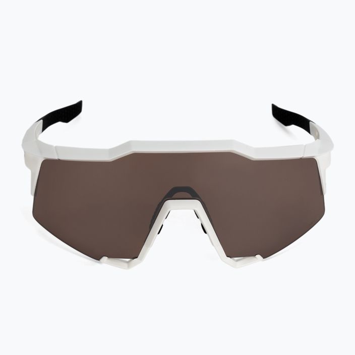 100% Speedcraft matt fehér / hipersárga ezüst tükör kerékpáros szemüveg 60007-00006 4