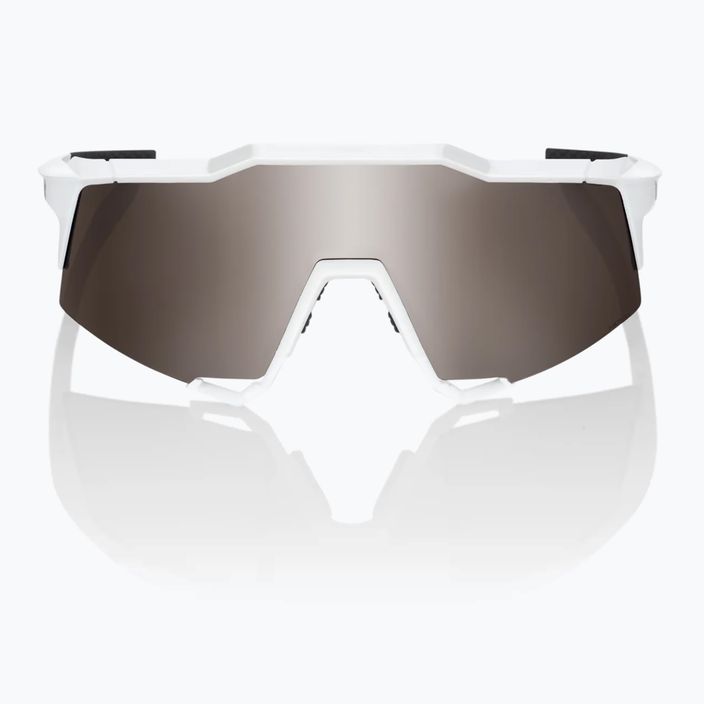 100% Speedcraft matt fehér / hipersárga ezüst tükör kerékpáros szemüveg 60007-00006 8