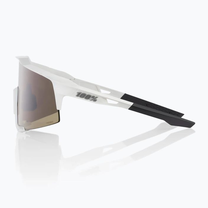 100% Speedcraft matt fehér / hipersárga ezüst tükör kerékpáros szemüveg 60007-00006 9