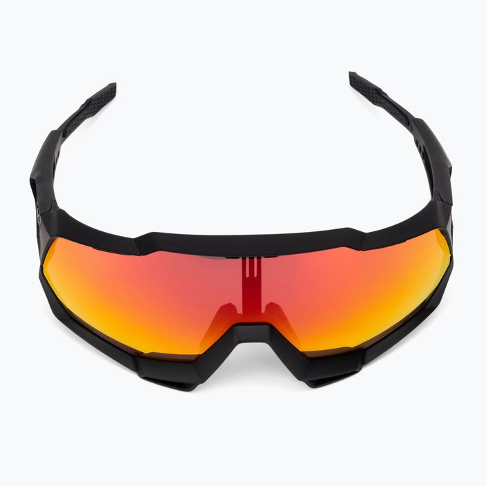 Kerékpáros szemüveg 100% Speedtrap puha tapintású fekete/piros többrétegű tükör 60012-00004 4