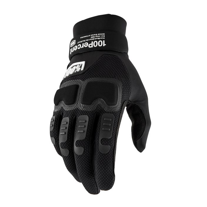 Kerékpáros kesztyű 100% Langdale Gloves black 2