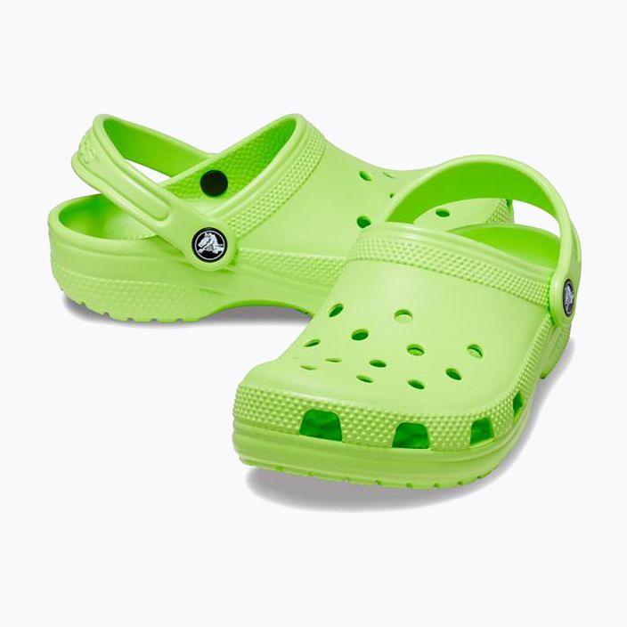 Gyermek papucs Crocs Classic Clog T limeade 11