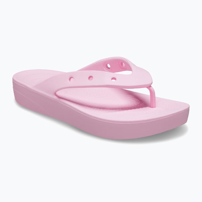 Női flip flop Crocs Classic Platform flamingo 8