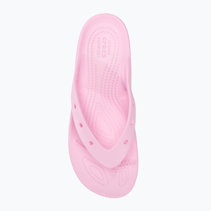 Női flip flop Crocs Classic Platform flamingo 5