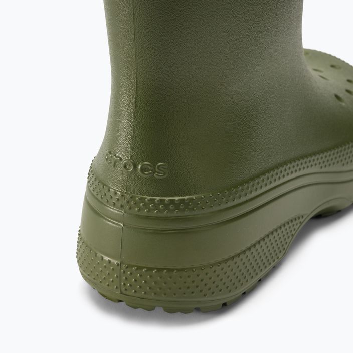 Crocs Classic Rain Boot hadsereg zöld férfi lovaglónadrág 9