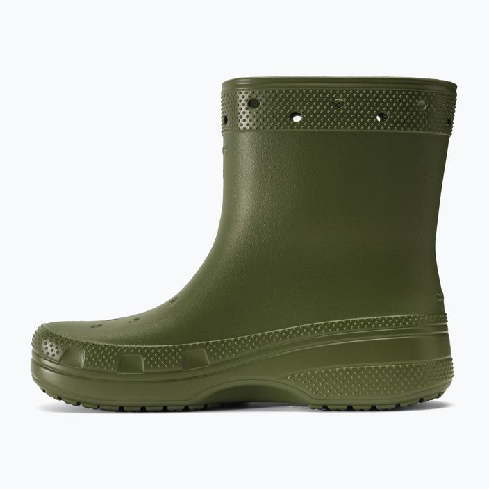 Crocs Classic Rain Boot hadsereg zöld férfi lovaglónadrág 10