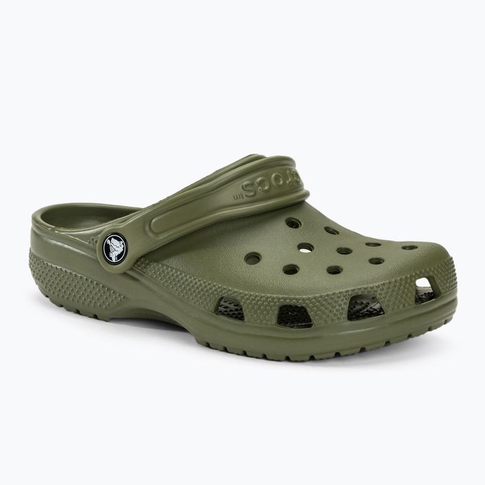 Crocs Classic Clog Gyerekek hadseregzöld flip-flopok
