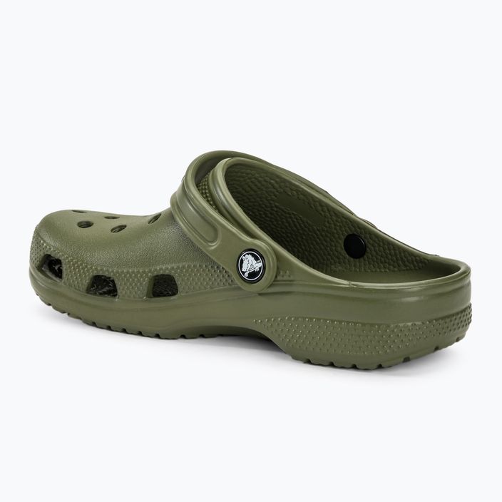 Crocs Classic Clog Gyerekek hadseregzöld flip-flopok 4