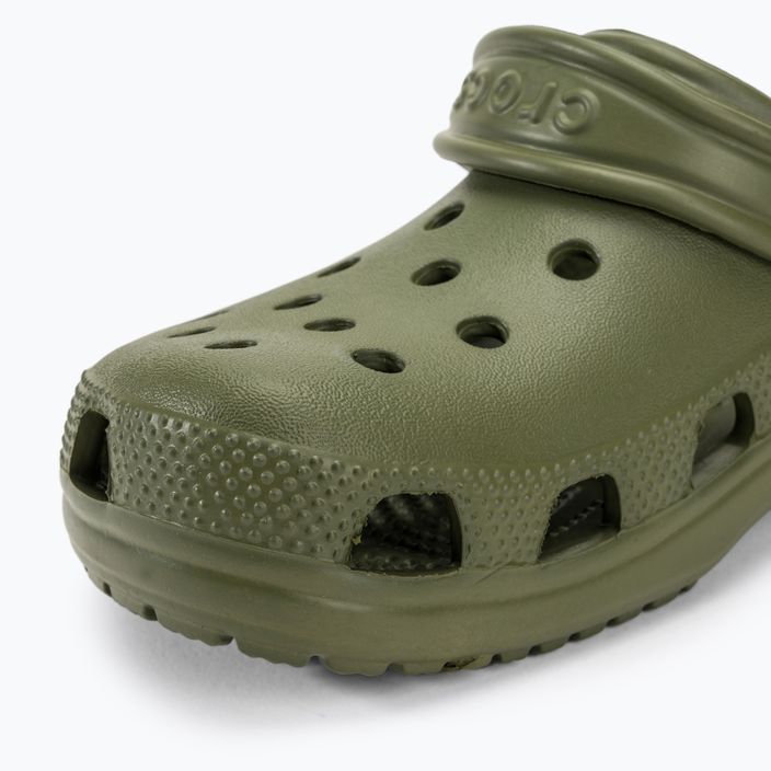 Crocs Classic Clog Gyerekek hadseregzöld flip-flopok 8