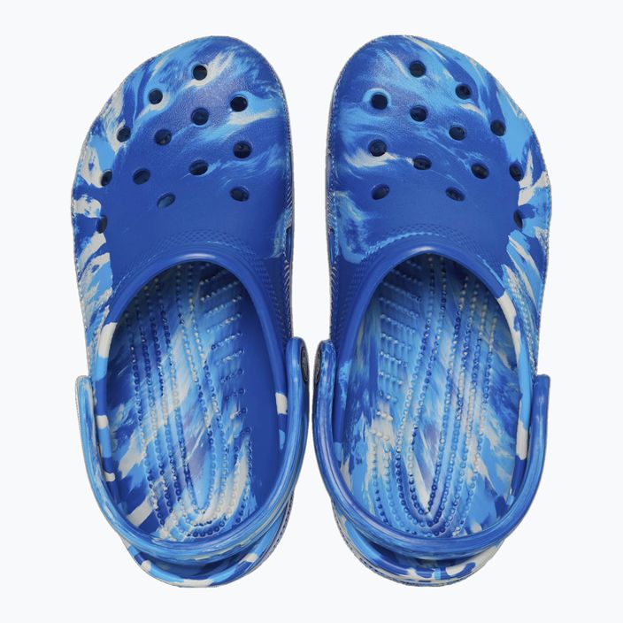 Crocs Classic Marbled Clog kék csavar/multi flip-flopok 12