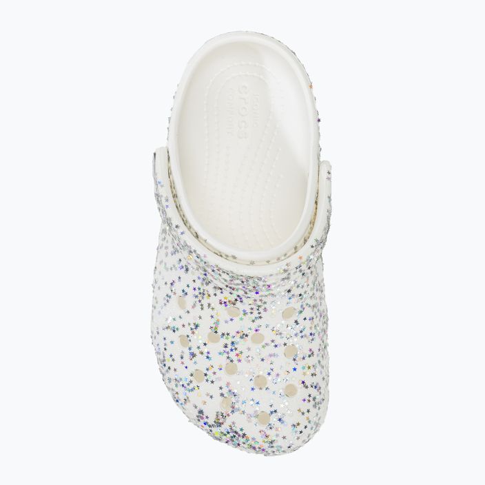 Gyermek papucs Crocs Classic Starry Glitter white 6