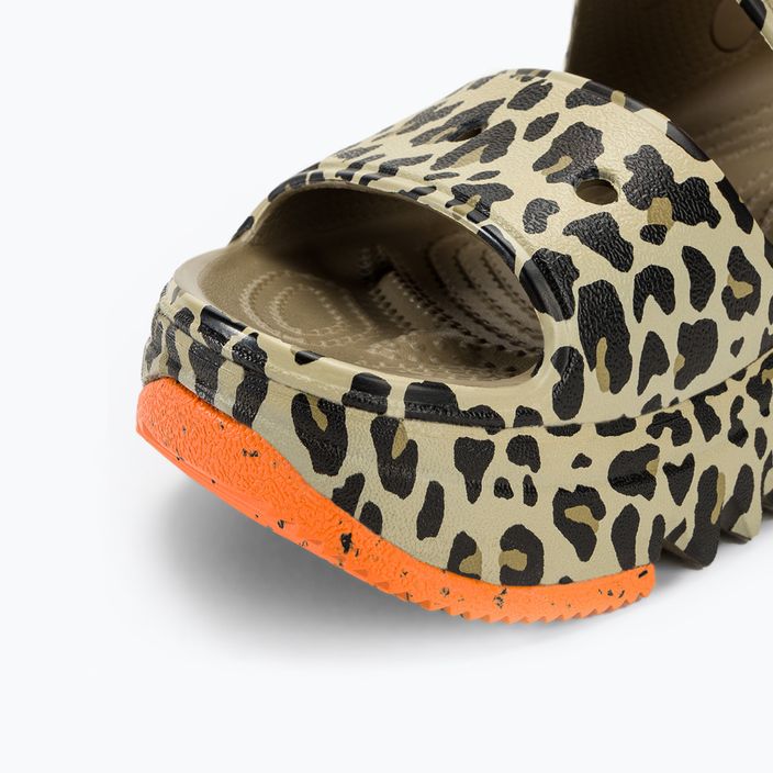 szandál Crocs Hiker Xscape Animal khaki/leopard 7