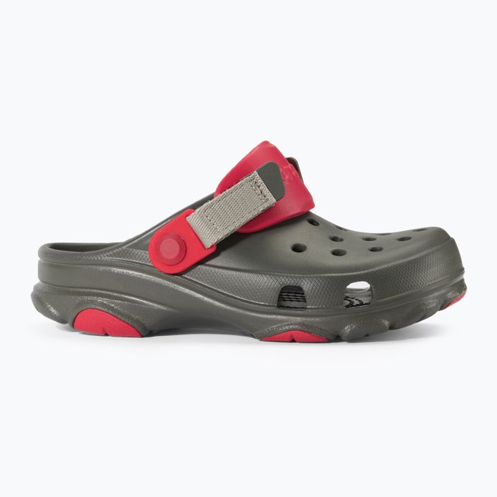 Crocs All Terrain Kids poros olajzöld flip-flopok 3