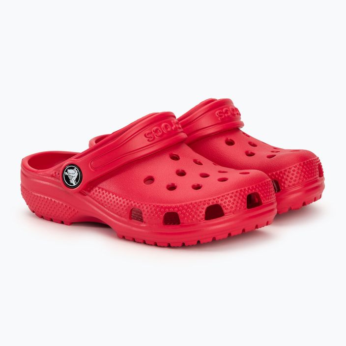 Gyermek papucs Crocs Classic Clog T varsity red 5