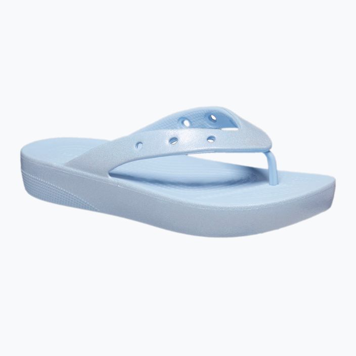 Női flip flop Crocs Classic Platform Meta Pearl blue calcite 9