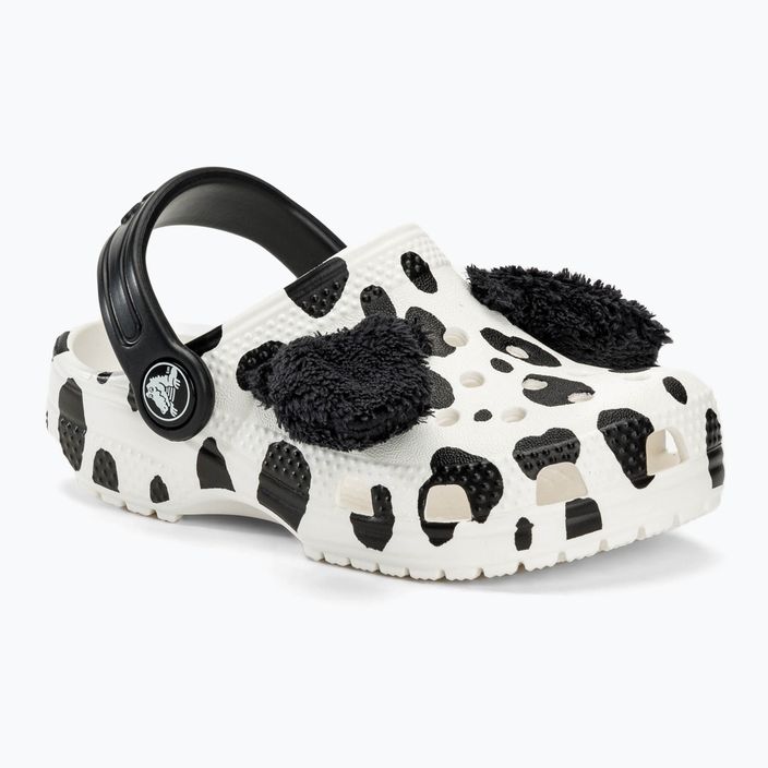 Gyermek papucs Crocs Classic I AM Dalmatian white / black 2