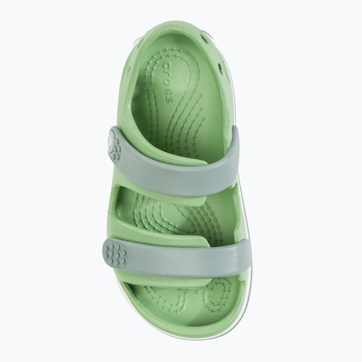 Crocs Crocband Cruiser Toddler szandál világos zöld/poros zöld 5