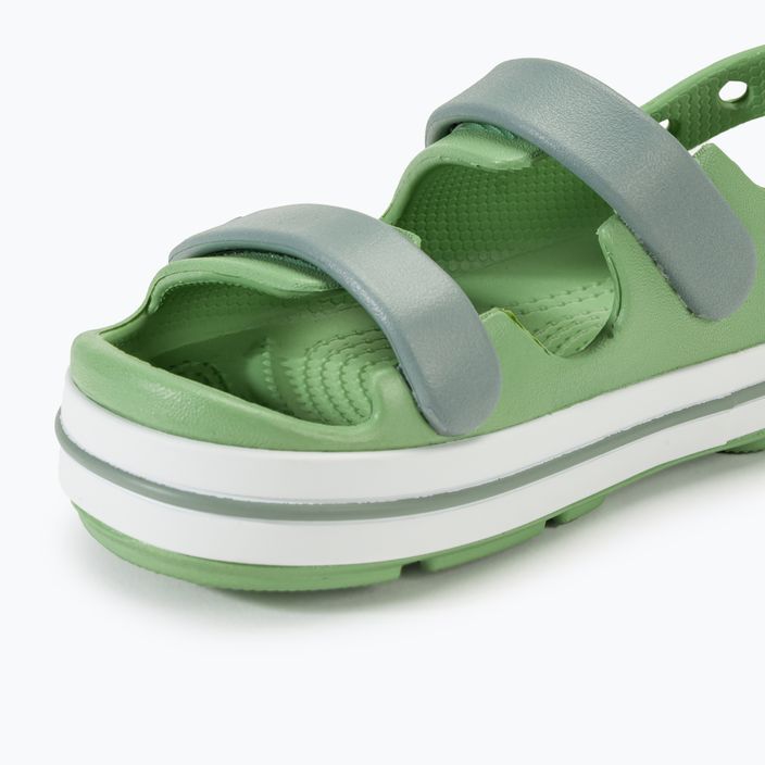 Crocs Crocband Cruiser Toddler szandál világos zöld/poros zöld 7