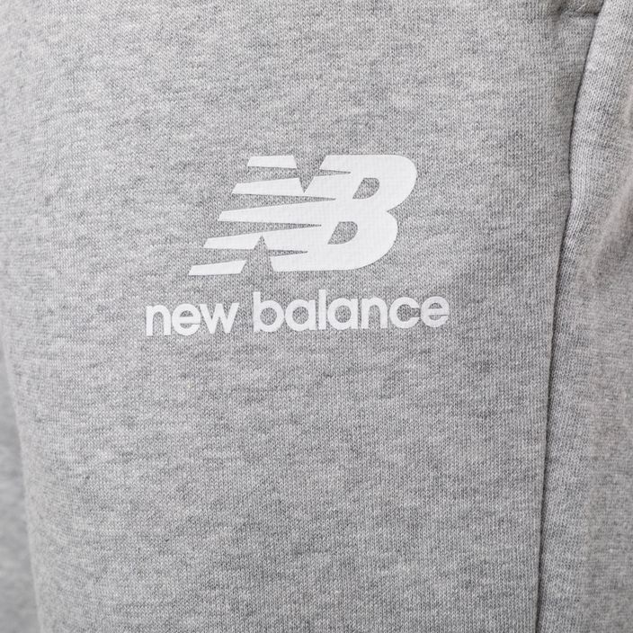Női edzőnadrág New Balance Essentials Stacked Logo francia szürke NBWP31530 7