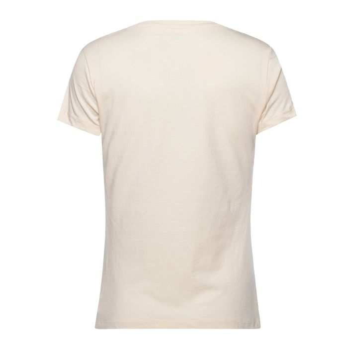 Női New Balance Essentials Stacked Logo Co T-shirt bézs NBWT31546 6