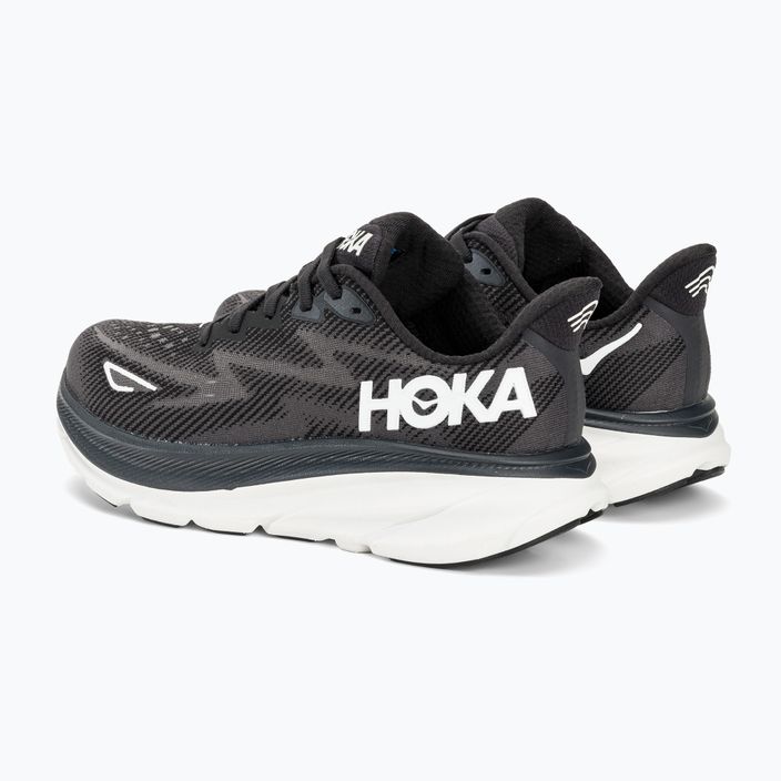 női futócipő HOKA Clifton 9 Wide black/white 3