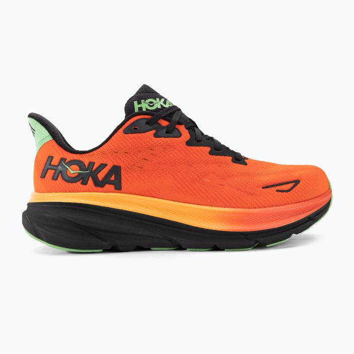 Férfi futócipő HOKA Clifton 9 láng/vibrant narancssárga 2