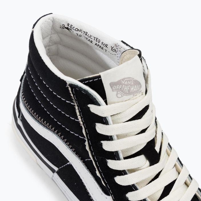 Vans SK8-Hi Reconstruct fekete/igazi fehér cipő 8