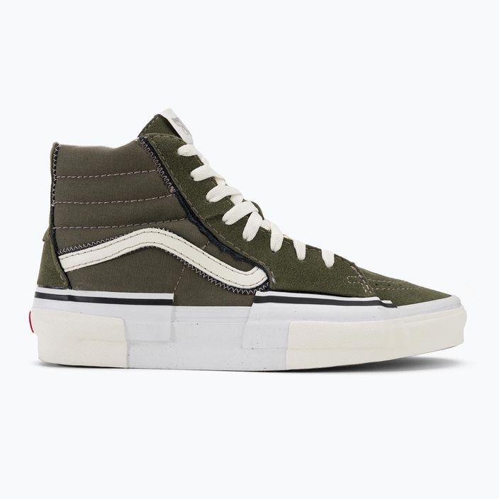 Vans SK8-Hi Reconstruct oliva színarany cipő 2