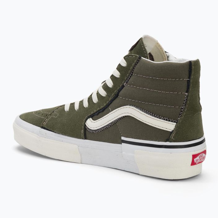 Vans SK8-Hi Reconstruct oliva színarany cipő 3