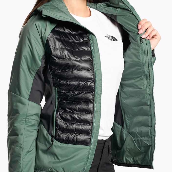 The North Face Macugnaga Hybrid Insulation női kabát sötét zsálya/fekete/aszfalt szürke 5