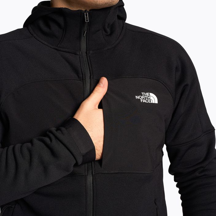Férfi trekking pulóver The North Face Canyonlands High Altitude Hoodie fekete 4
