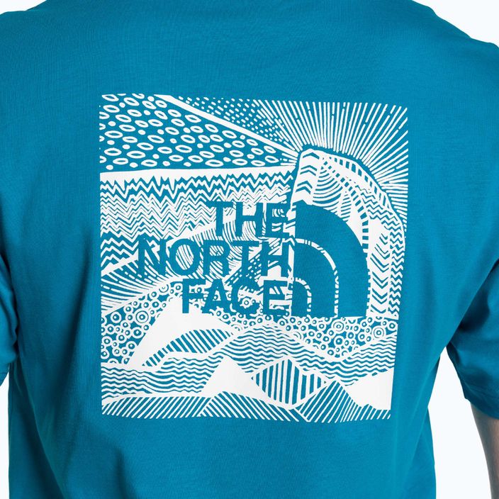 Férfi póló The North Face Redbox Celebration adriatic blue 4